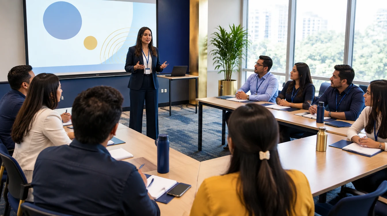 Sesión de formación in company en las instalaciones del cliente